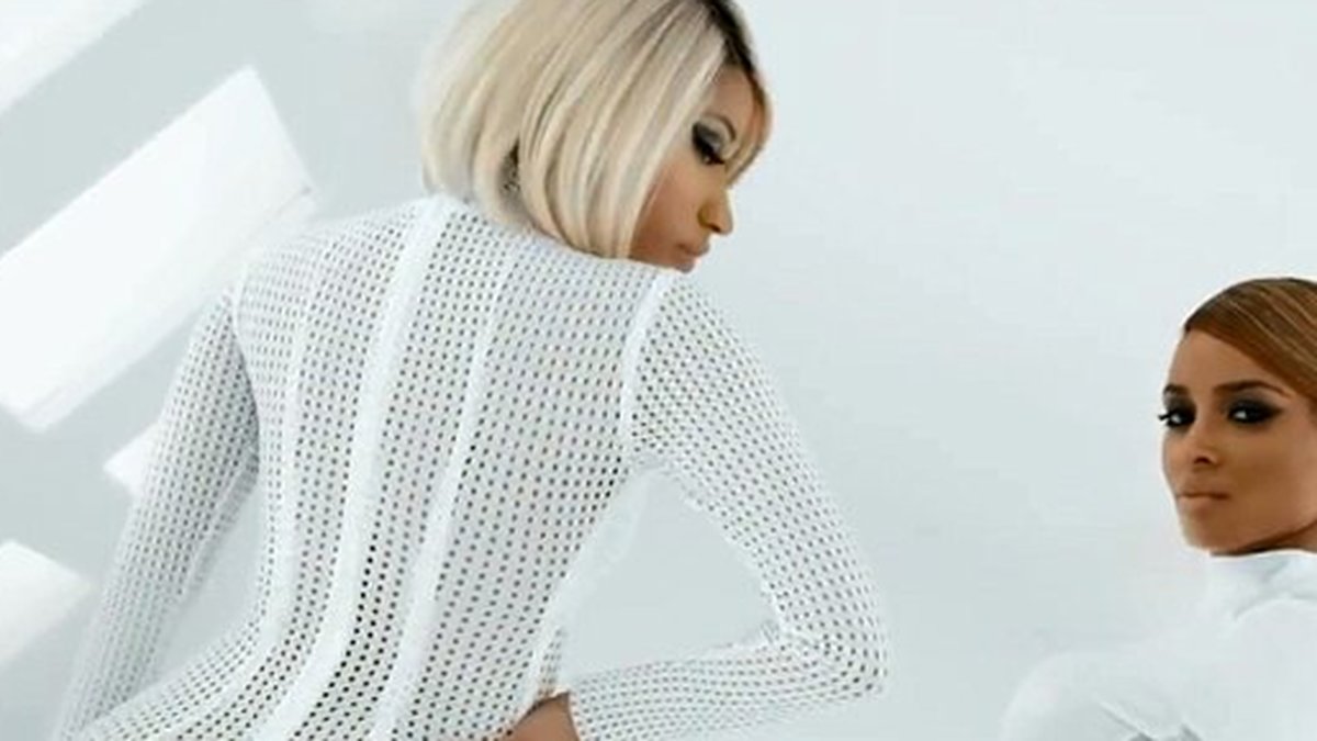 Nicki Minaj och Ciara i videon till "I'm Out".
